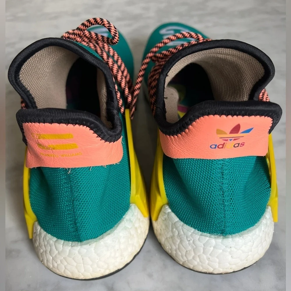 Adidas Human Race NMD Pharrell Sun Glow
Released November 11th, 2017 sz 11 - Picture 4 of 9